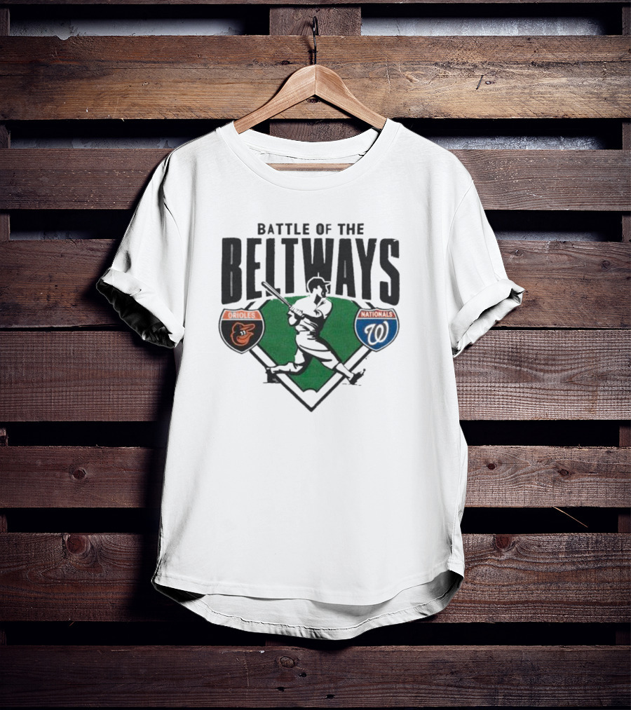 Battle Of The Beltways Orioles Nationals Baseball Rivalry Matchup T-Shirt