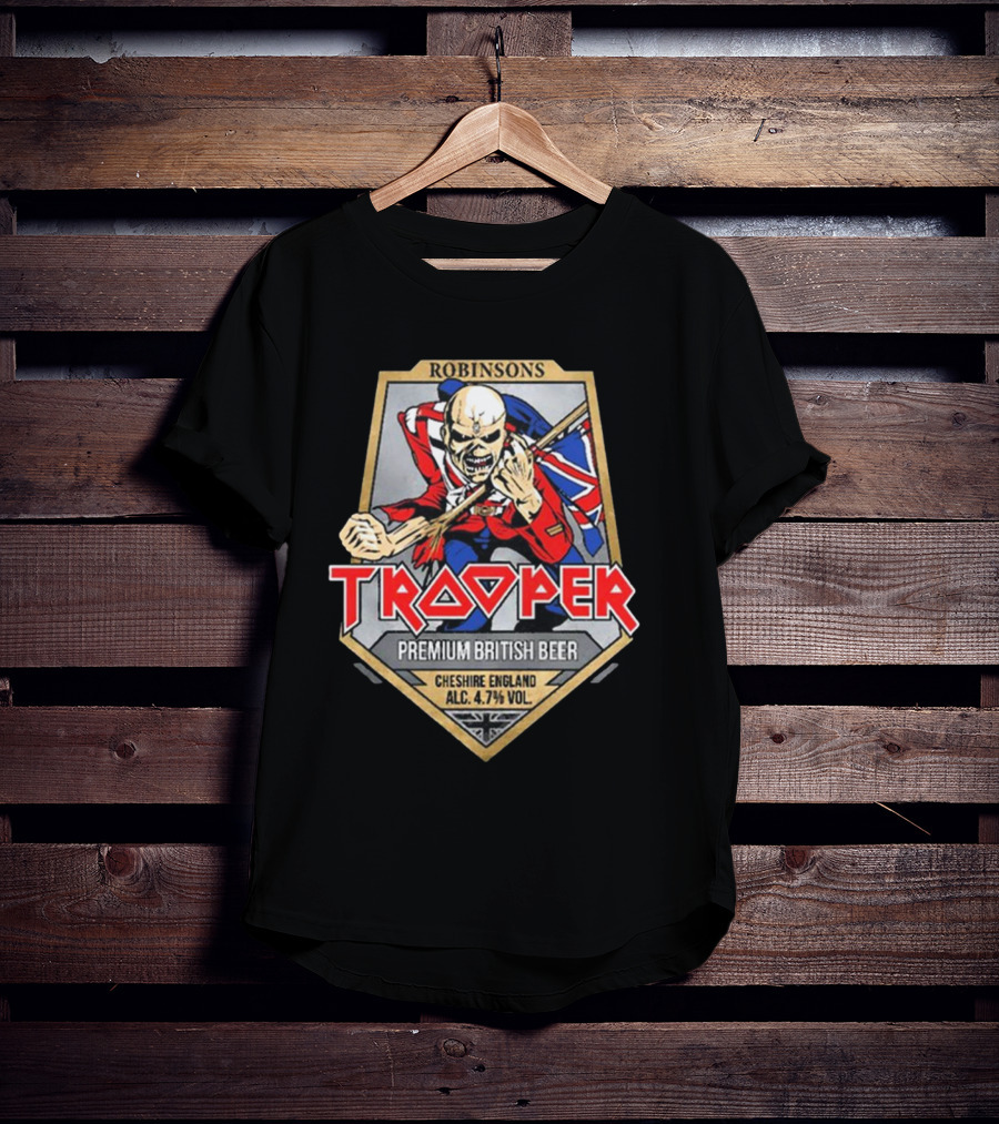 Robinsons Trooper Premium British Beer Cheshire England 4.7% Vol T-Shirt