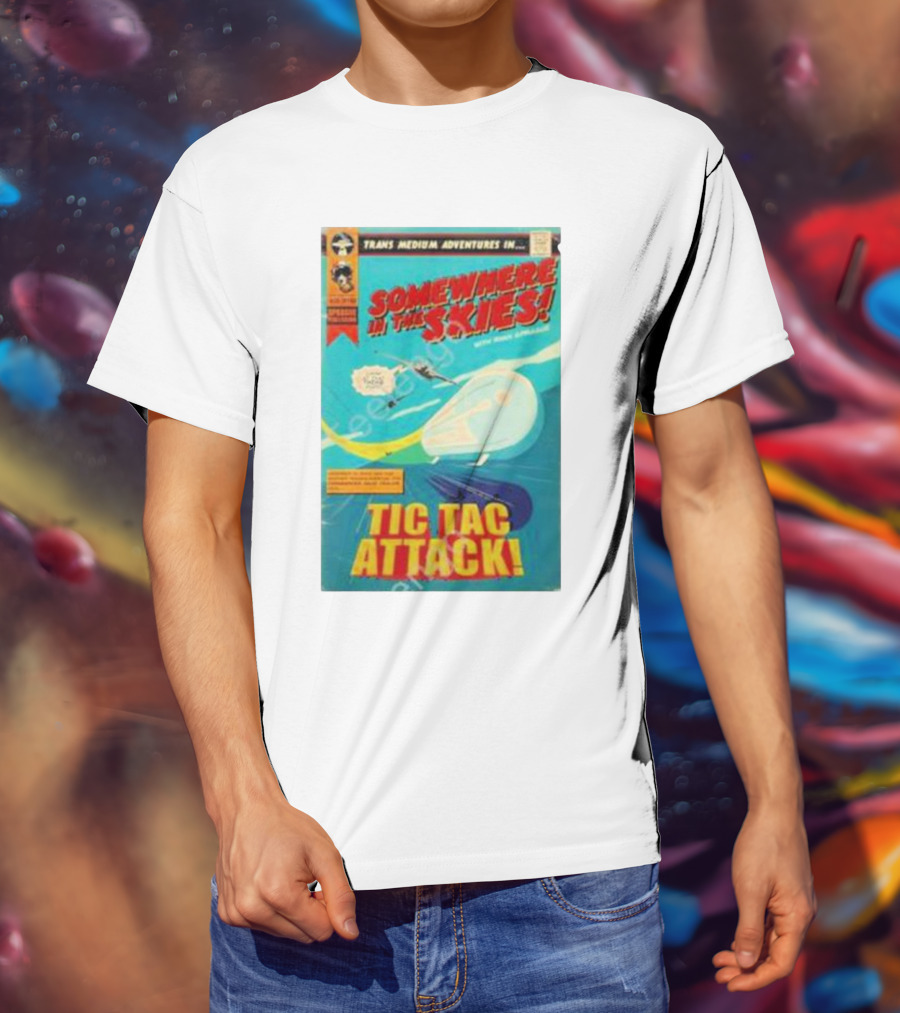 Trans Medium Adventures Somewhere In The Skies Tic Tac Attack T-Shirt