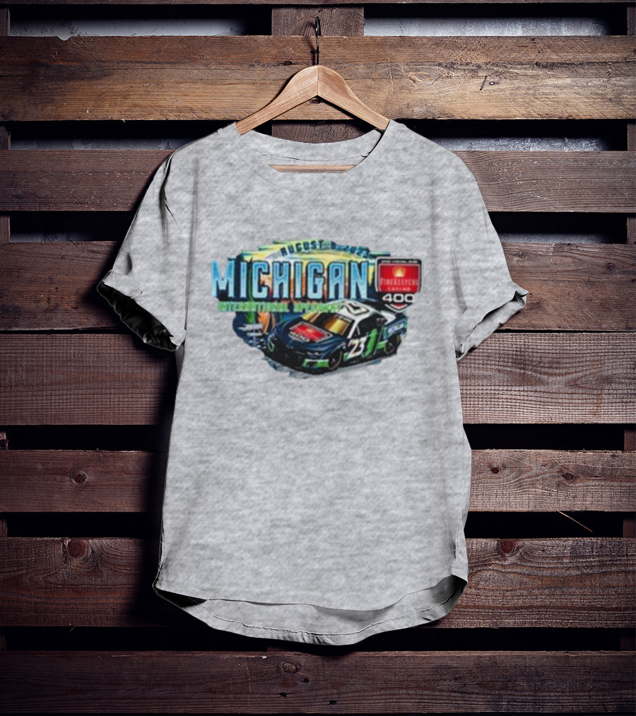 August Michigan International Speedway FireKeepers Casino 400 Race Car 23 T-Shirt