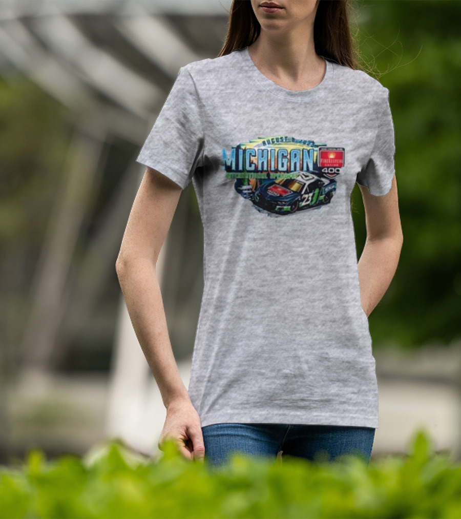 August Michigan International Speedway FireKeepers Casino 400 Race Car 23 T-Shirt