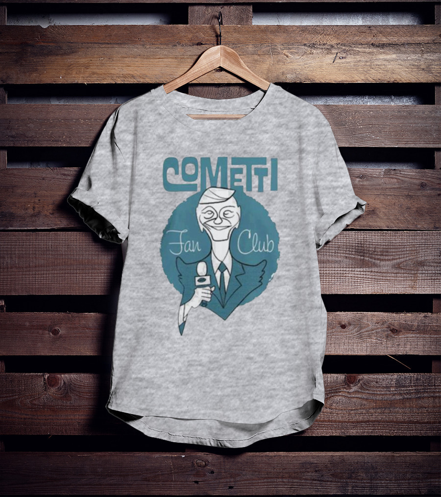 Cometti Fan Club Cartoon Microphone T-Shirt