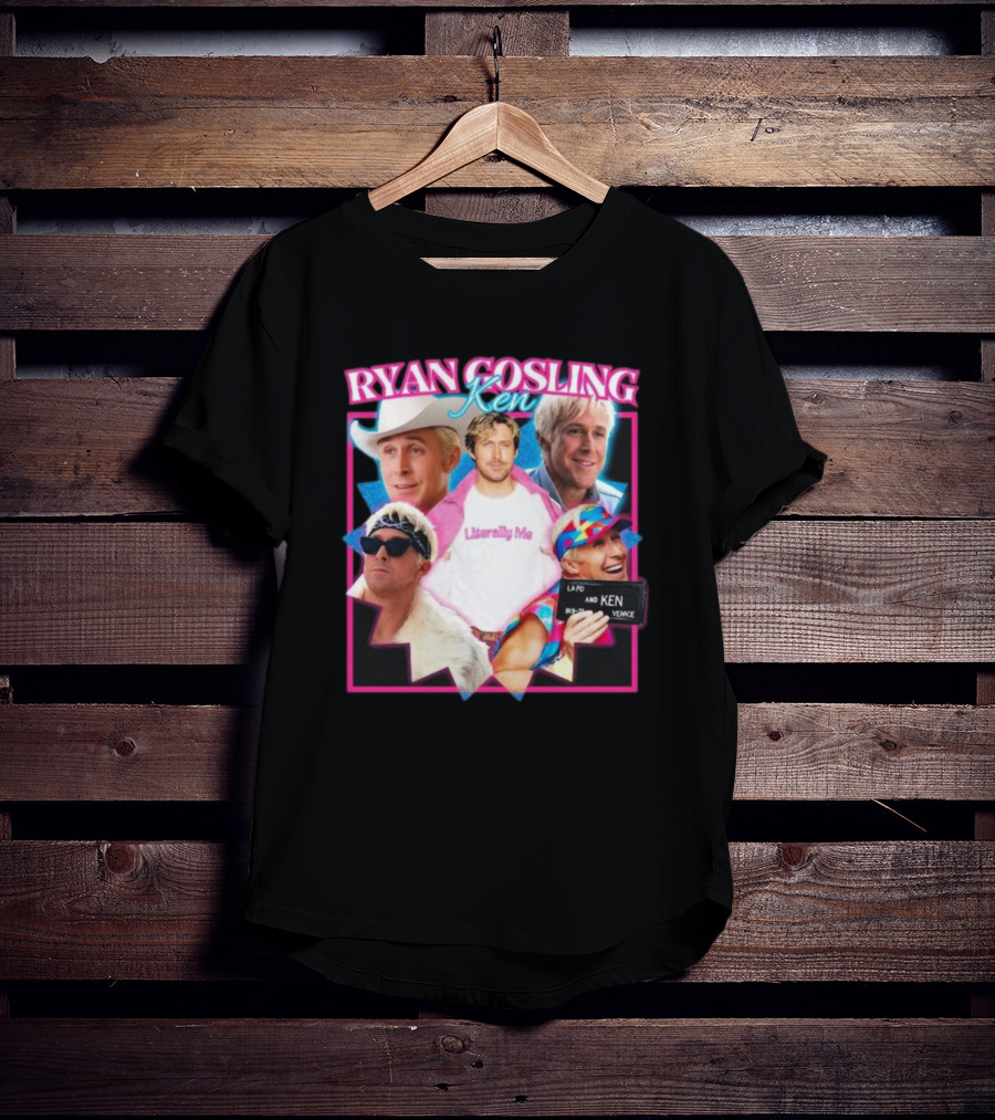Ryan Gosling Ken Literally Me Ken Barbie Movie LAPD Ken Venice T-Shirt