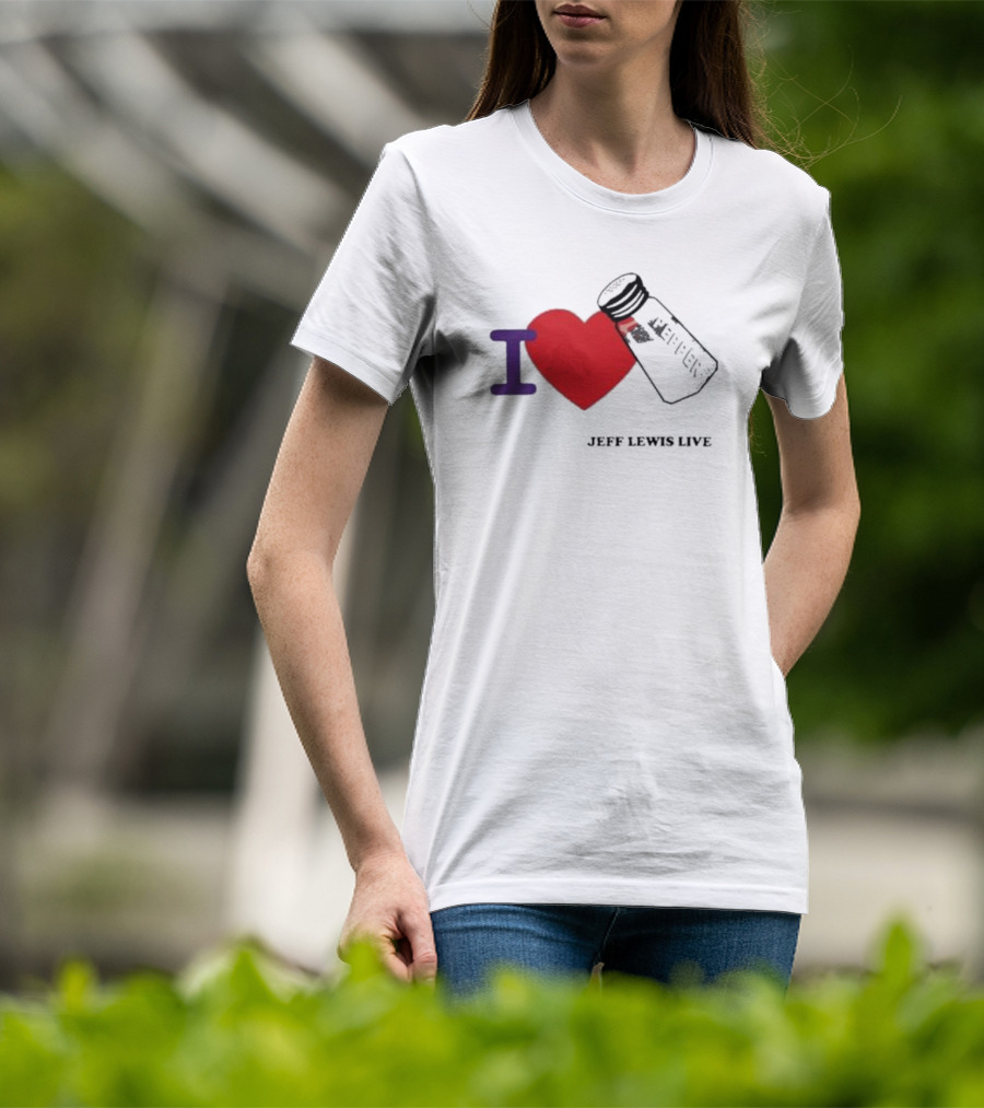 I Love Heart Pepper Icon Jeff Lewis Live T-Shirt