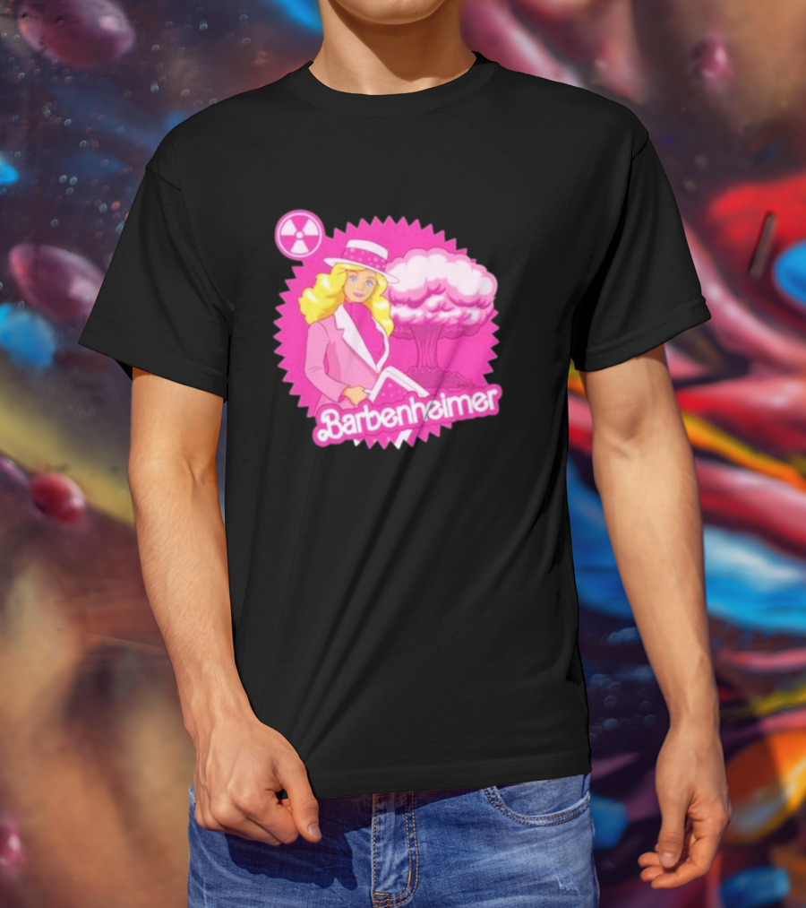 Barbenheimer Boom Pink Atomic Fashion Explosion T-Shirt