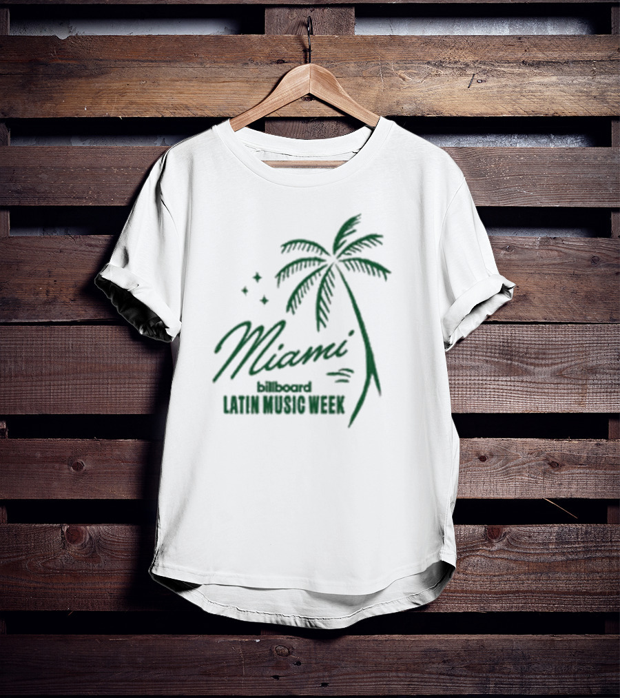 Miami Billboard Latin Music Week Palm Tree T-Shirt
