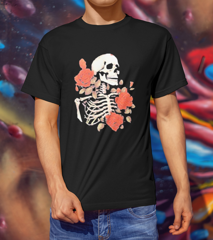 Grateful Dead Skeleton Roses T-Shirt