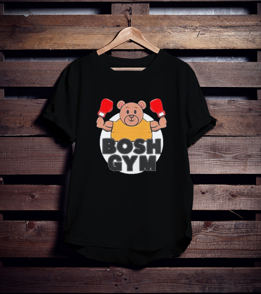 Bosh Gym Bear With Boxing Gloves T-Shirt