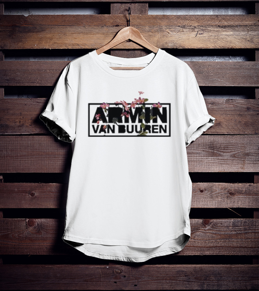 Armin Van Buuren Armada Music Floral T-Shirt