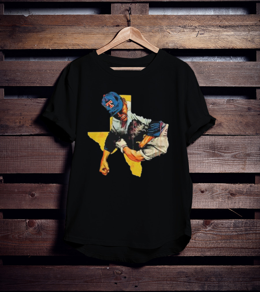 Nolan Ryan Robin Ventura Texas Baseball Fight Iconic Moment T-Shirt