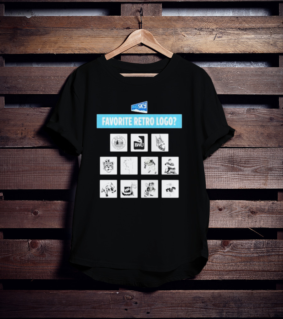 Big Sky Conference Favorite Retro Logo Collection T-Shirt