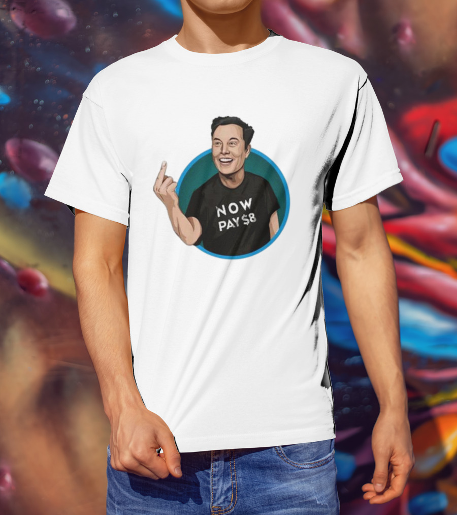 Elon Musk Now Pay $8 Circle Gesture T-Shirt