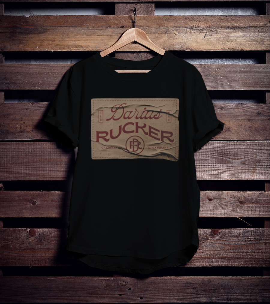 Darius Rucker Charleston South Carolina Denim Label Badge T-Shirt