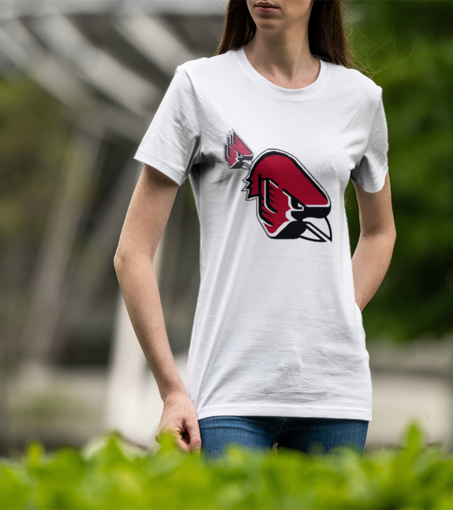 Ball State Cardinal With A Mustache Logo Concept T-Shirt