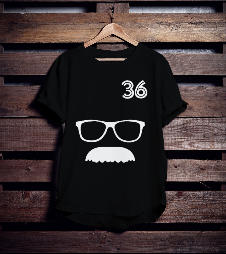 Trending Jays Fans Wearing 36 Davis Schneider Glasses And Moustache T-Shirt
