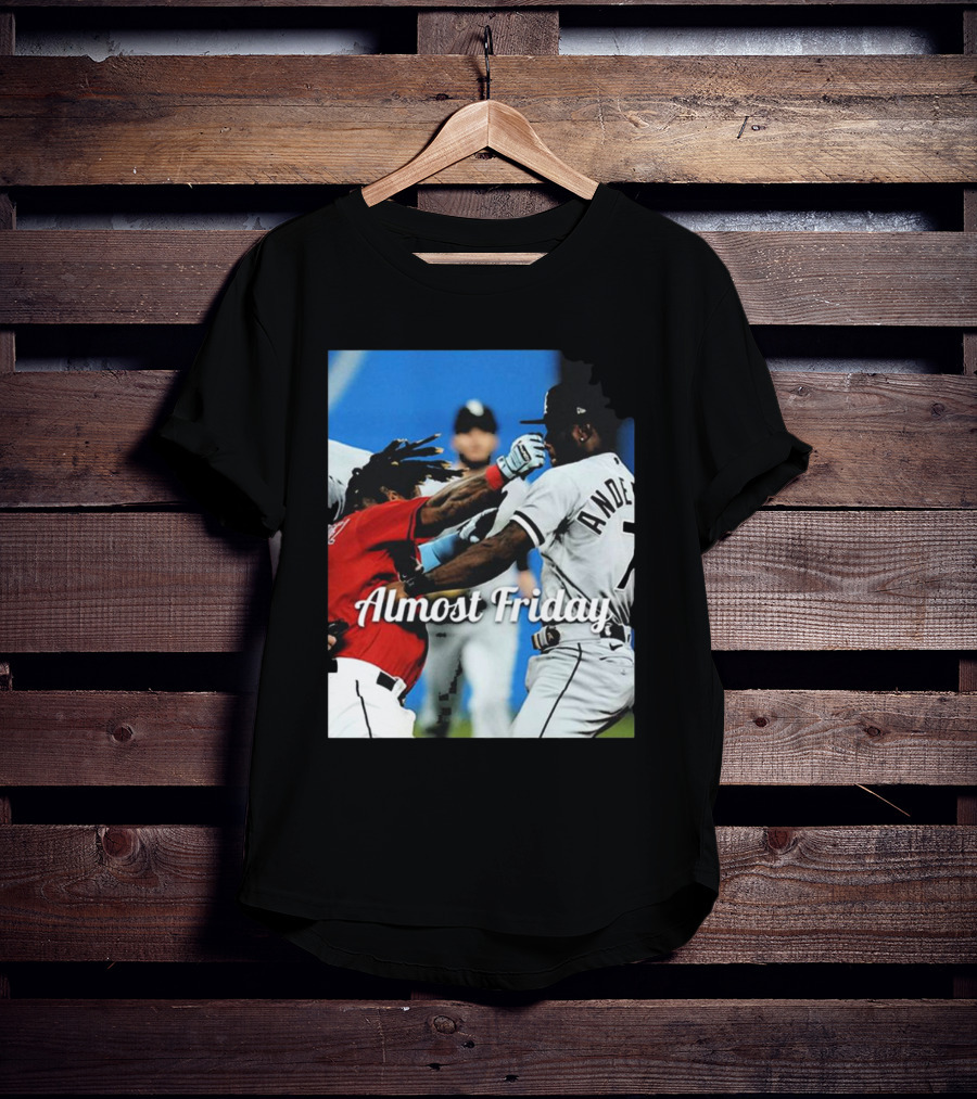 Almost Friday Baseball Knockout Action T-Shirt