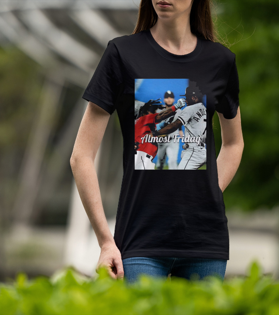 Almost Friday Baseball Knockout Action T-Shirt