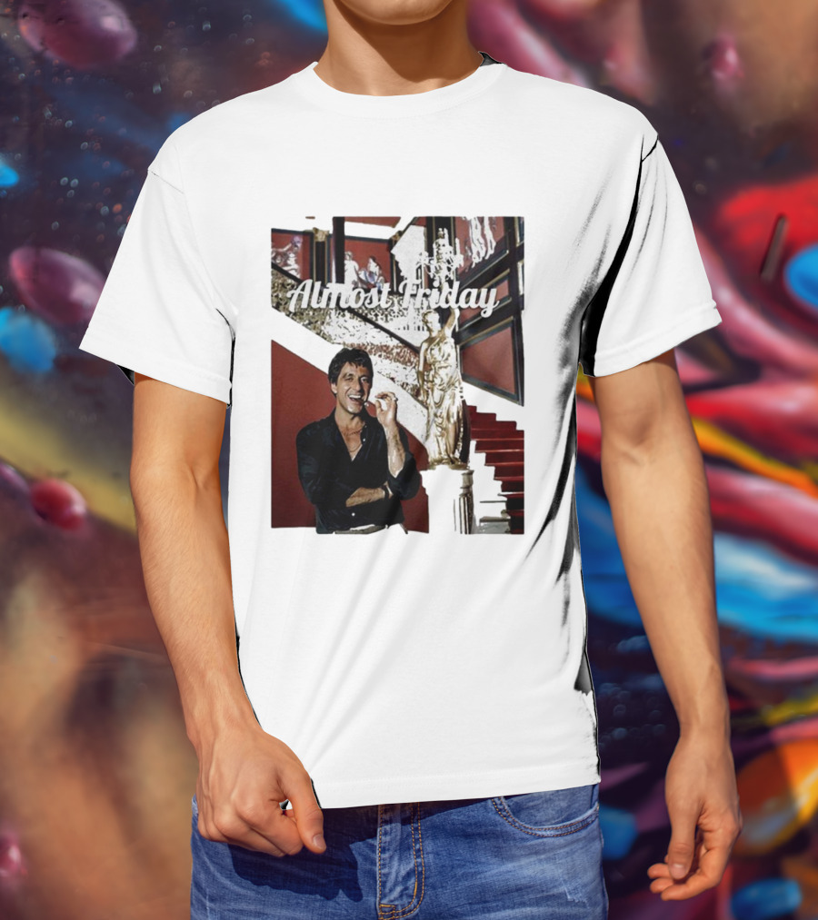 Almost Friday Scarface Mansion Scene T-Shirt