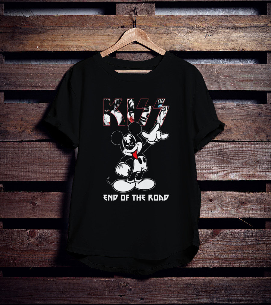 Kiss Band Mickey End Of The Road T-Shirt