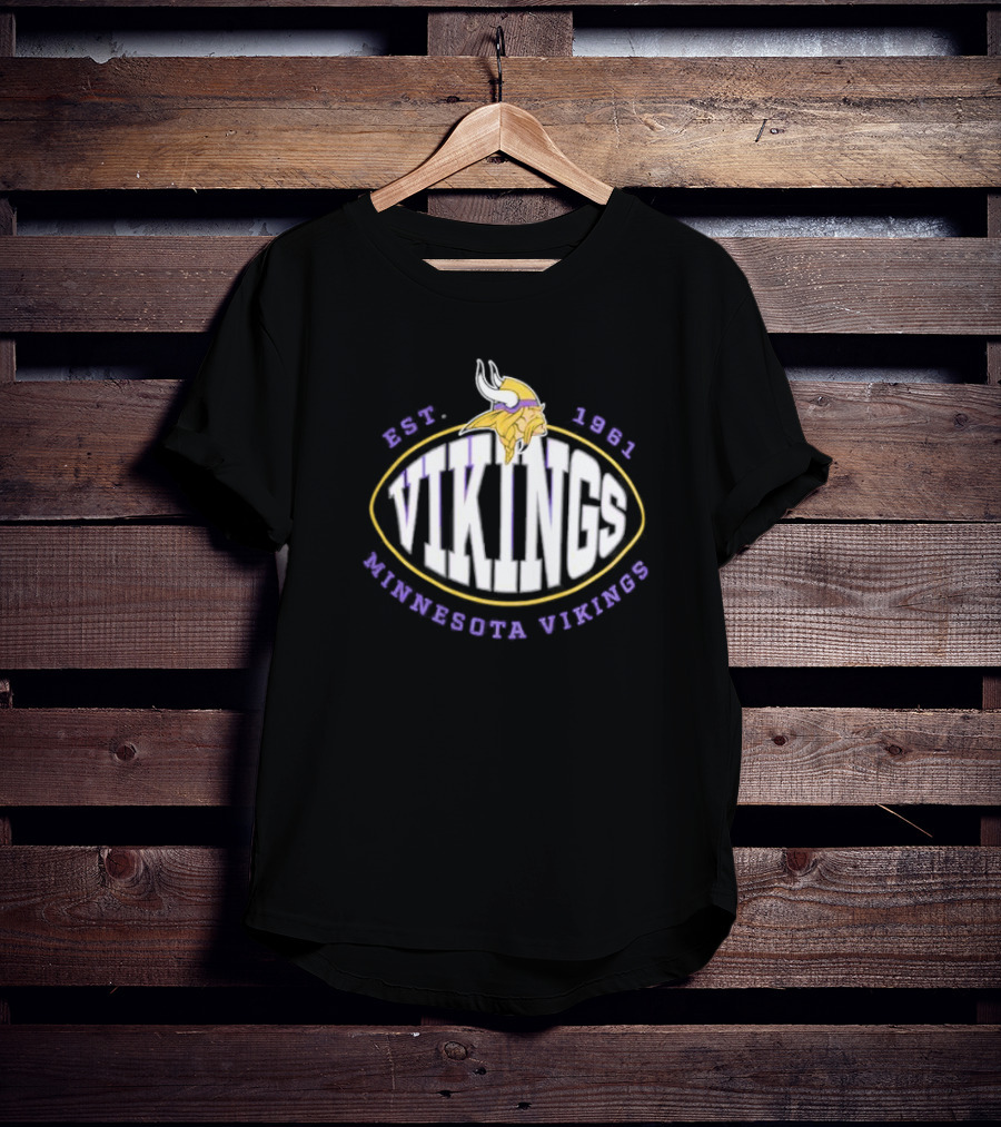 Minnesota Vikings Est. 1961 Boss X NFLTrap T-Shirt