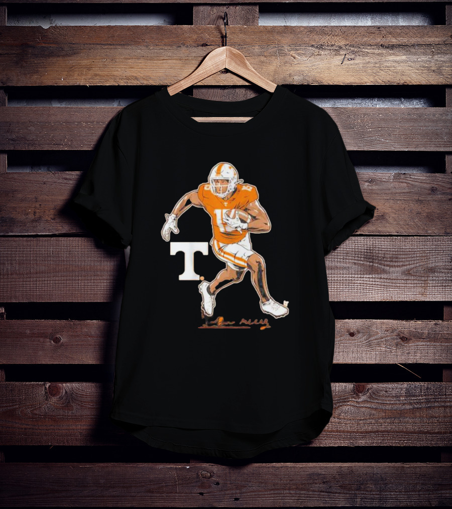 Tennessee Football Bru McCoy Superstar Pose T Vols Football T-Shirt
