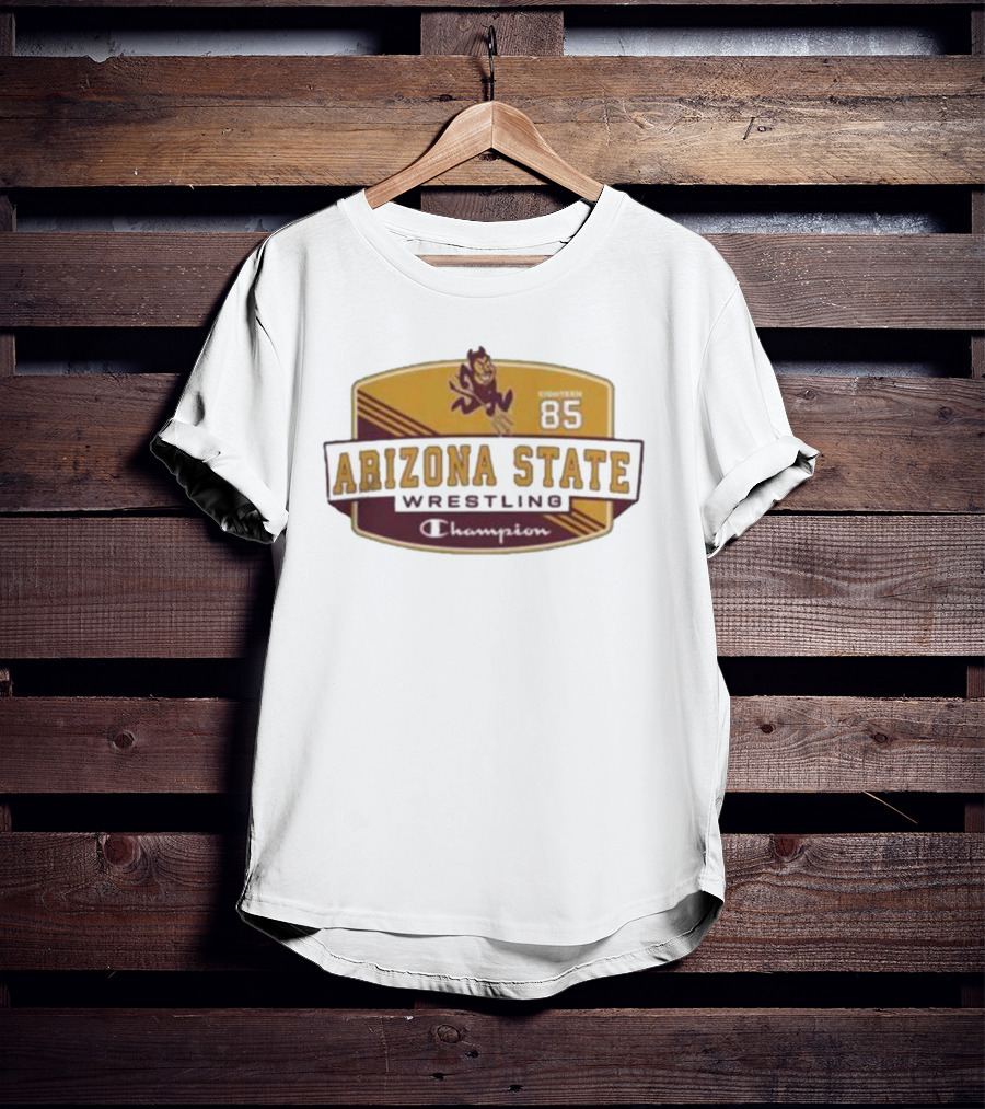 Arizona State Wrestling Established 85 Champion Sun Devils T-Shirt