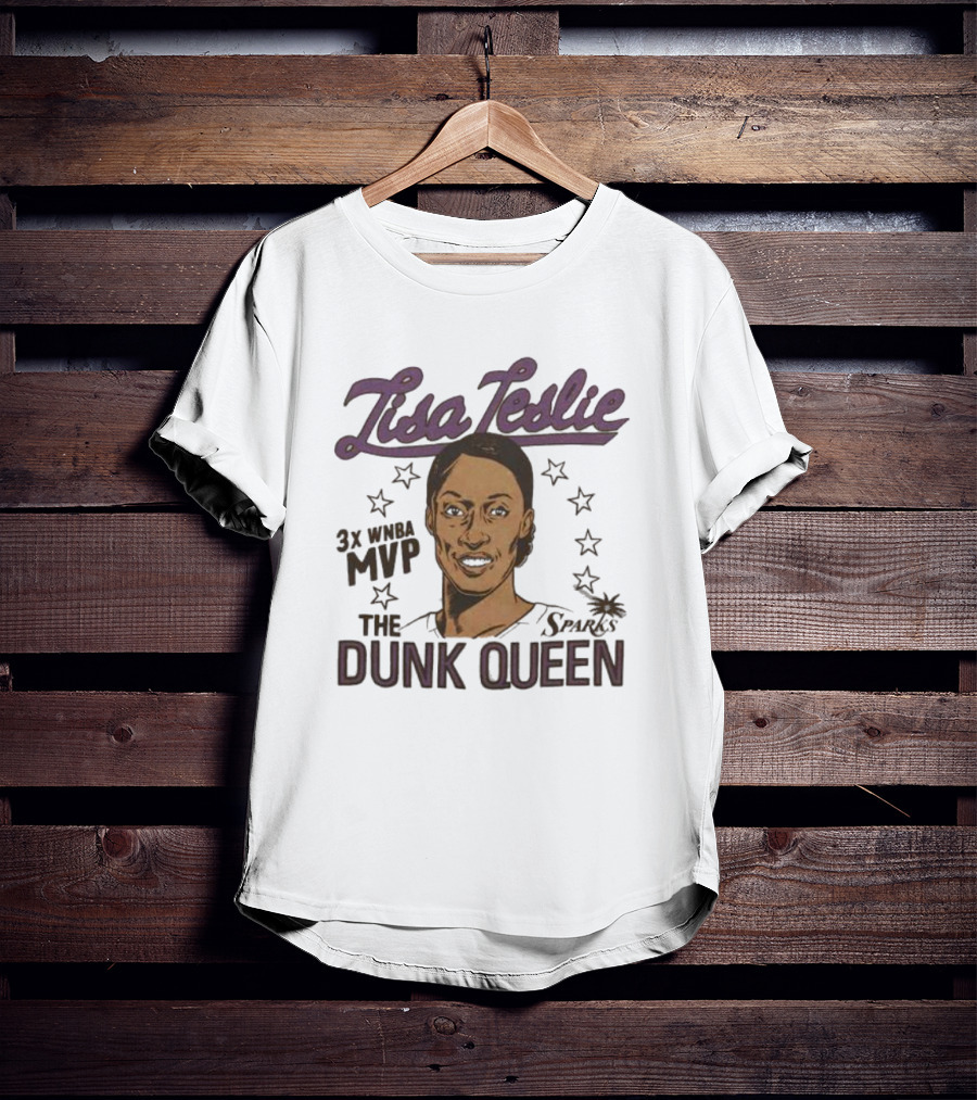 Lisa Leslie 3X WNBA MVP The Dunk Queen Sparks T-Shirt