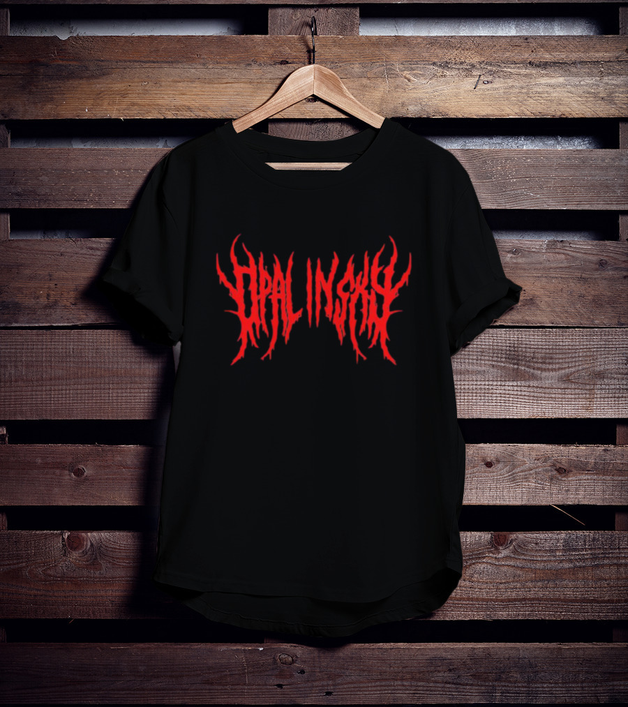 Opal In Sky Merch Death Metal Blood T-Shirt