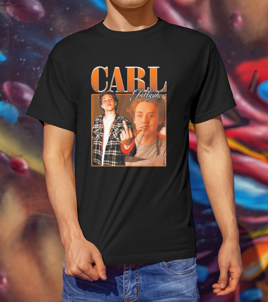 Carl Gallagher Shameless Character Image Collection T-Shirt