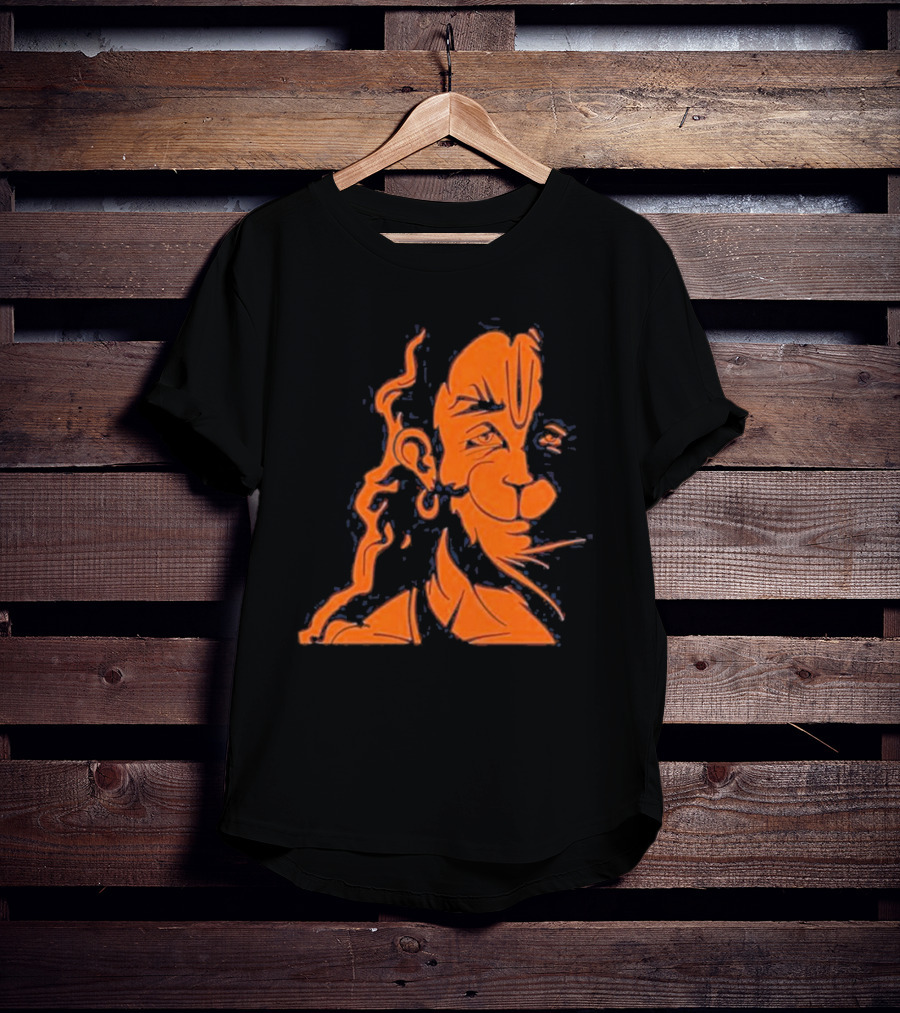 Happy Hanuman Iconic Orange T-Shirt