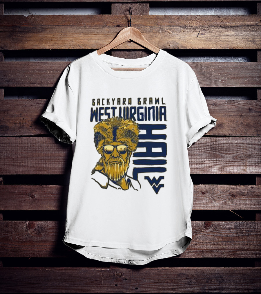 Backyard Brawl West Virginia Hail WVU Mountaineer T-Shirt