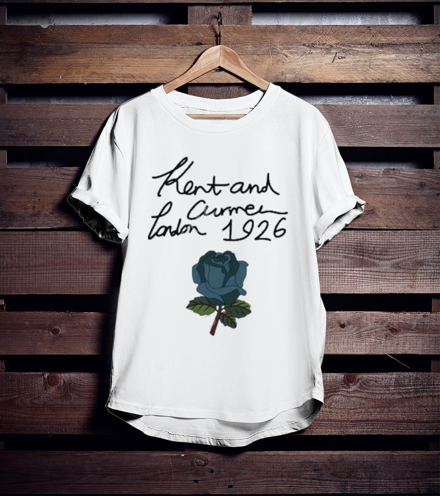 Kent And Curwen London 1926 Blue Rose T-Shirt