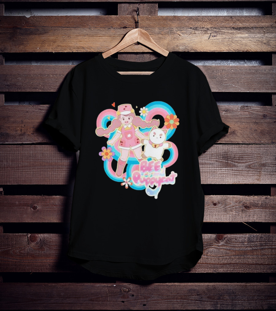 Bee And Puppycat Sunkissed Space Floral Friendship Adventure T-Shirt