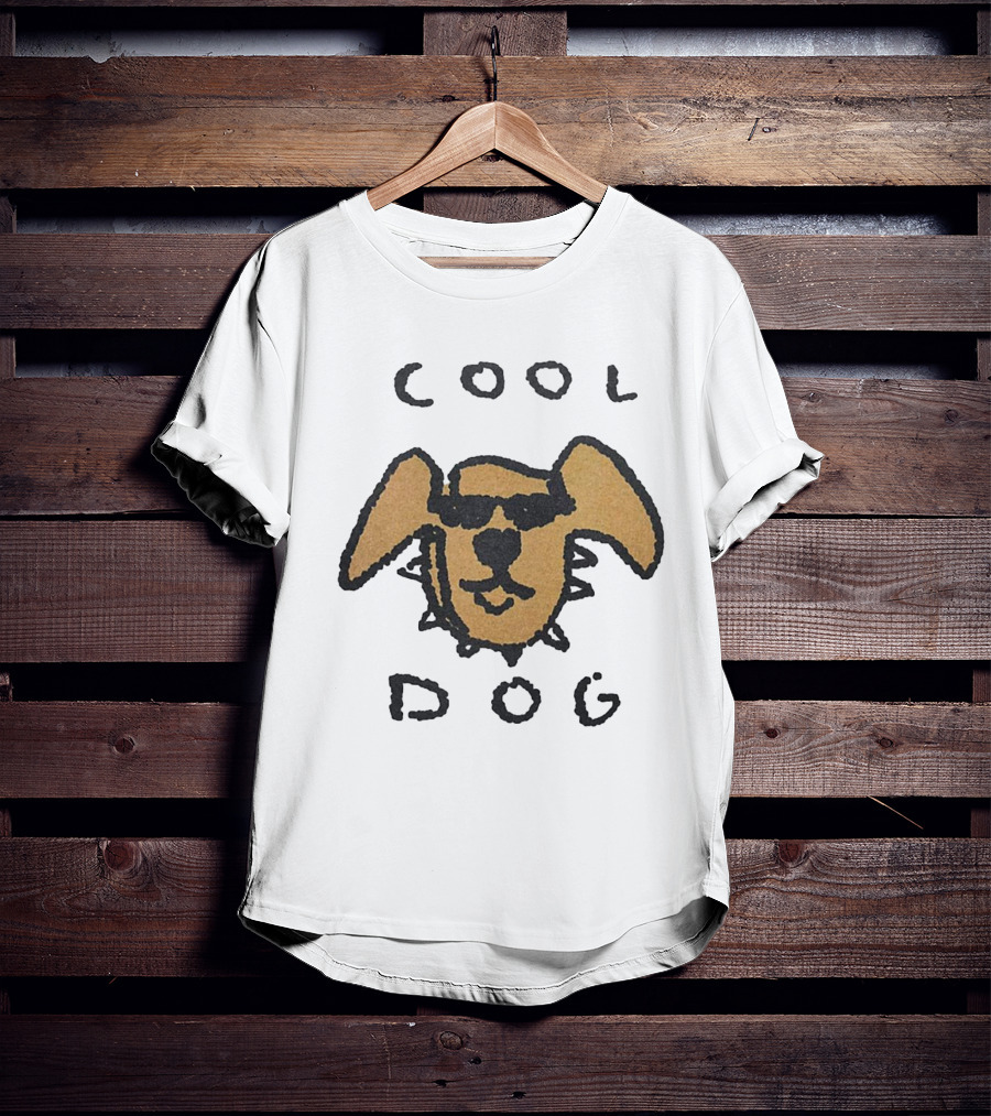 COOL DOG Sunglasses Head T-Shirt