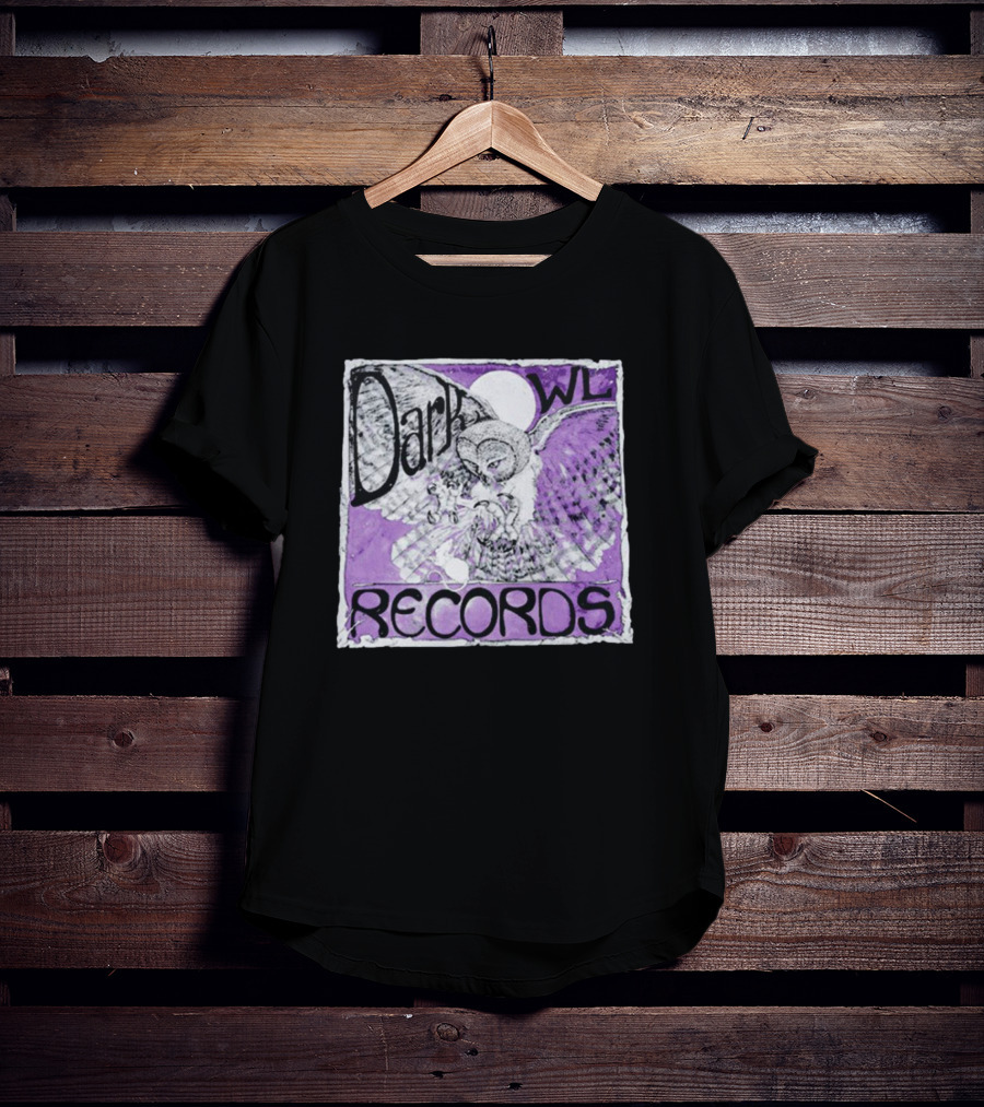 Dark Owl Records Purple Winged Owl T-Shirt