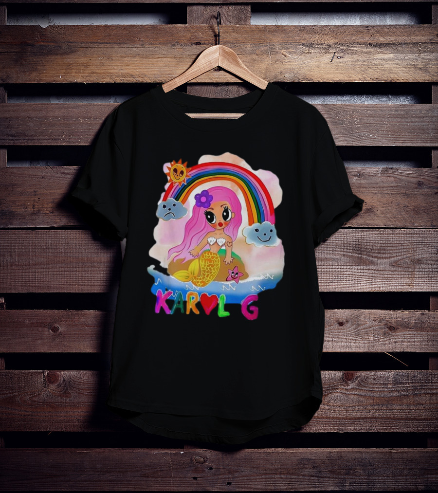 Karol G Mañana Será Bonito Sirena La Bichota Bichota Team Karol T-Shirt