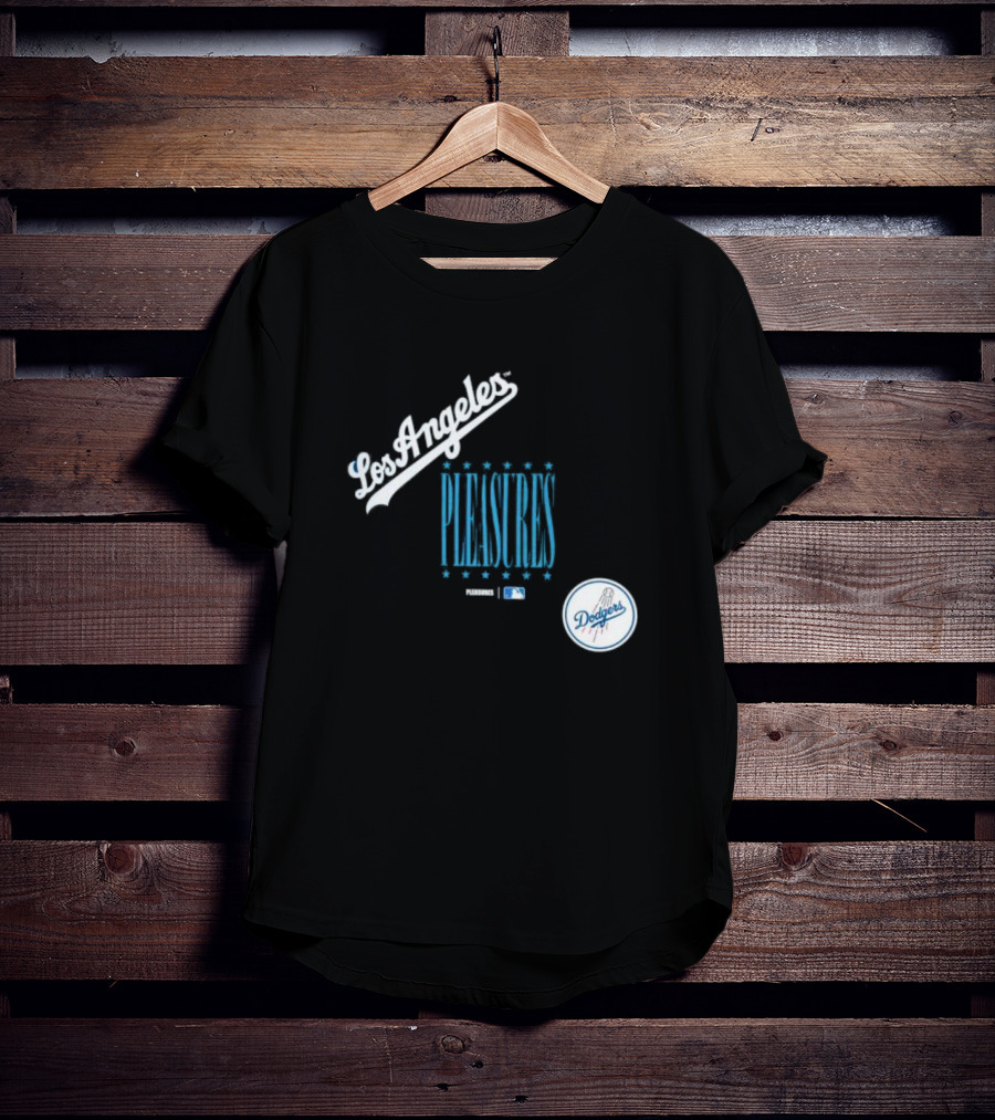 Los Angeles Dodgers PLEASURES MLB Collaboration T-Shirt