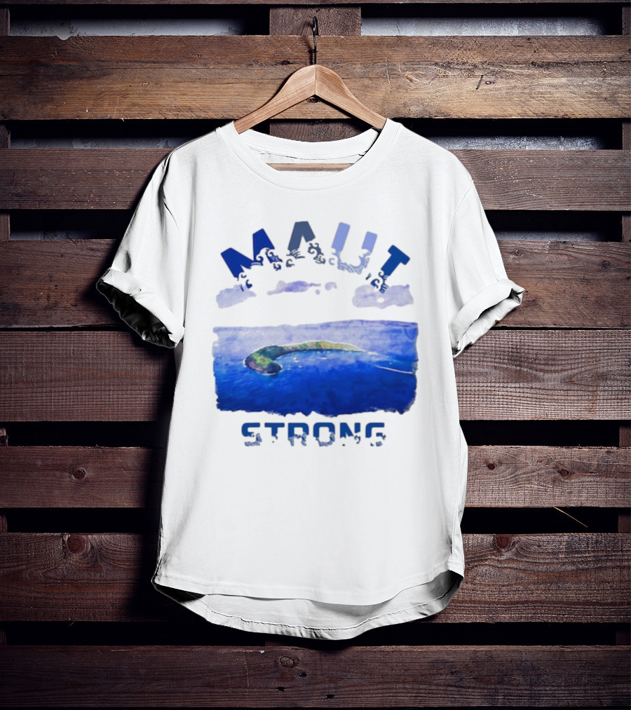 Maui Strong Lahaina Vintage Coastal Landscape T-Shirt
