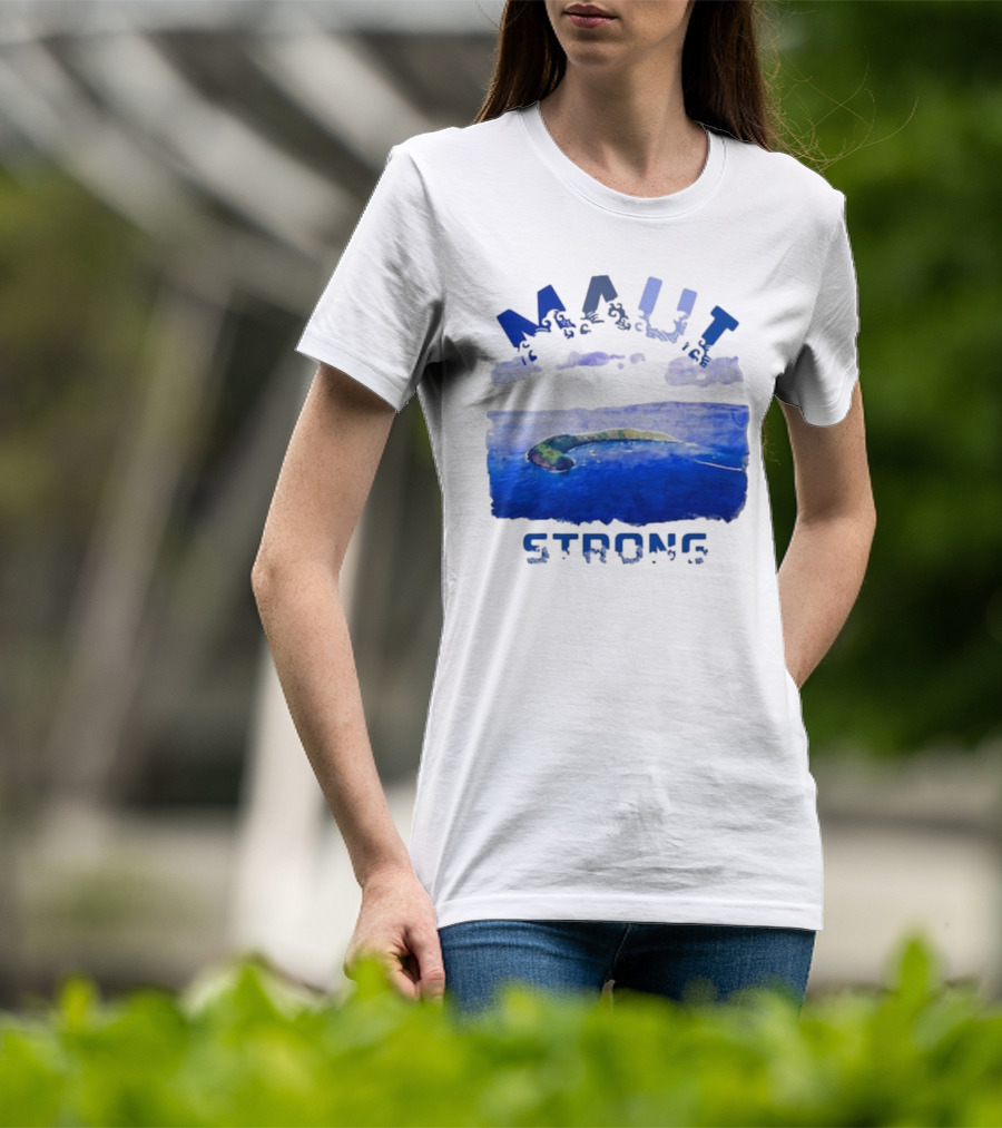 Maui Strong Lahaina Vintage Coastal Landscape T-Shirt
