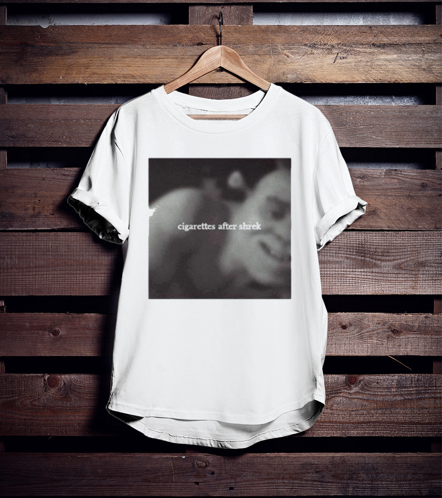 Requin Fils De Chien Cigarettes After Shrek Retro Film Aesthetic T-Shirt