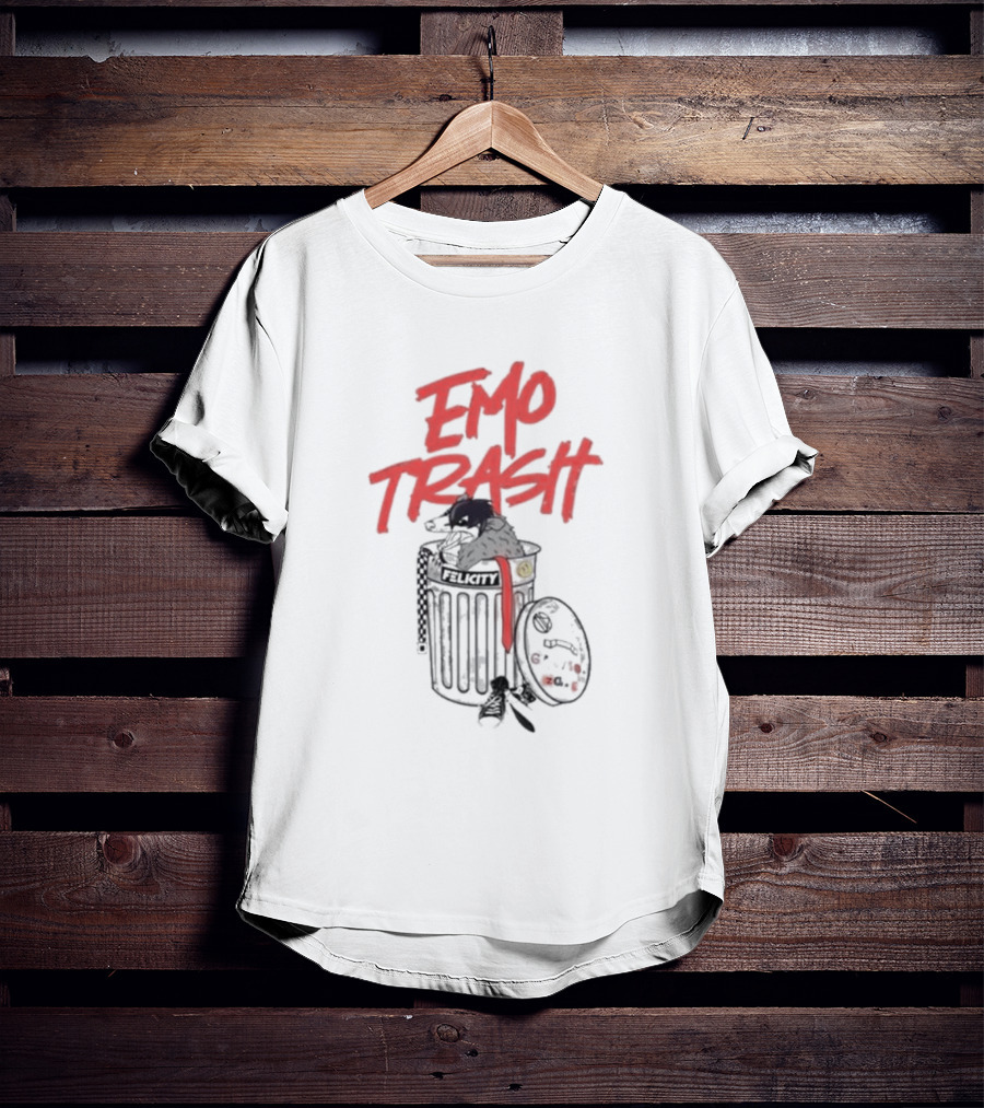 Emo Trash Racoon Felicity T-Shirt