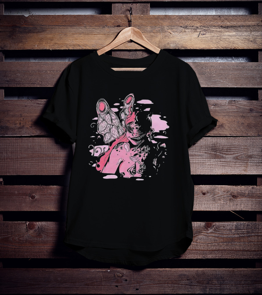 Spencers Melanie Martinez Portals Pink Fantasy Creature Concept T-Shirt