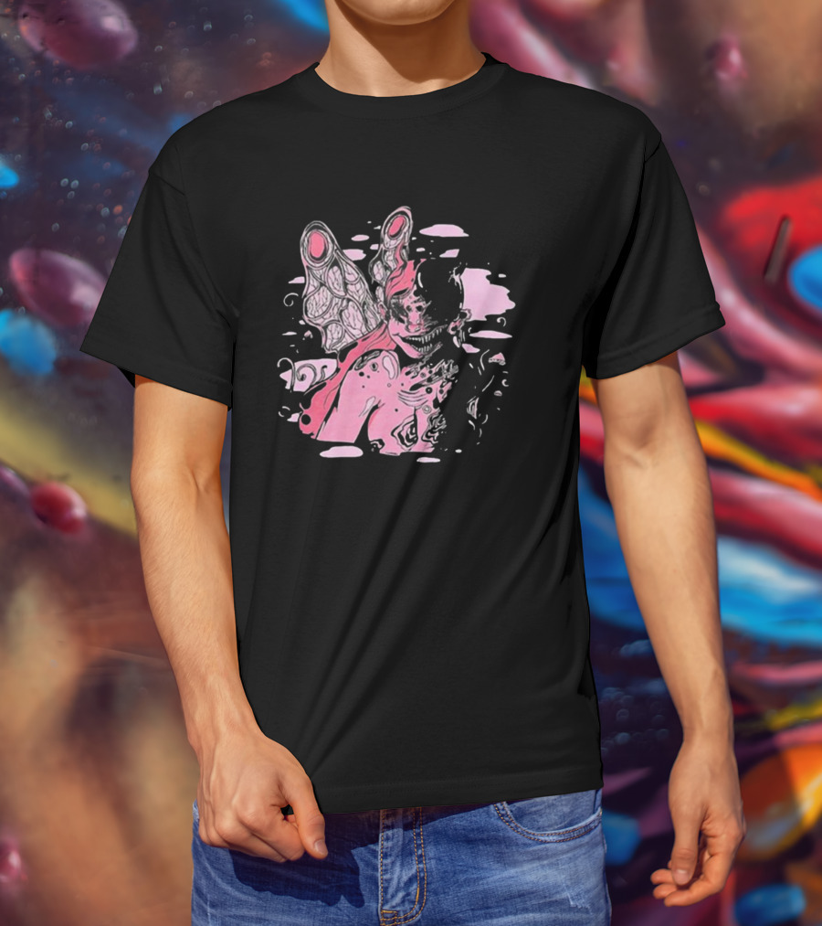 Spencers Melanie Martinez Portals Pink Fantasy Creature Concept T-Shirt