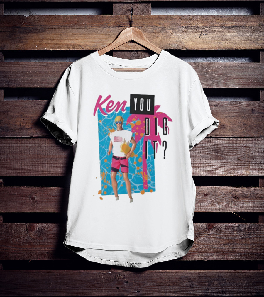 Ken You Dig It I Am Kenough Barbi Ken Surf T-Shirt