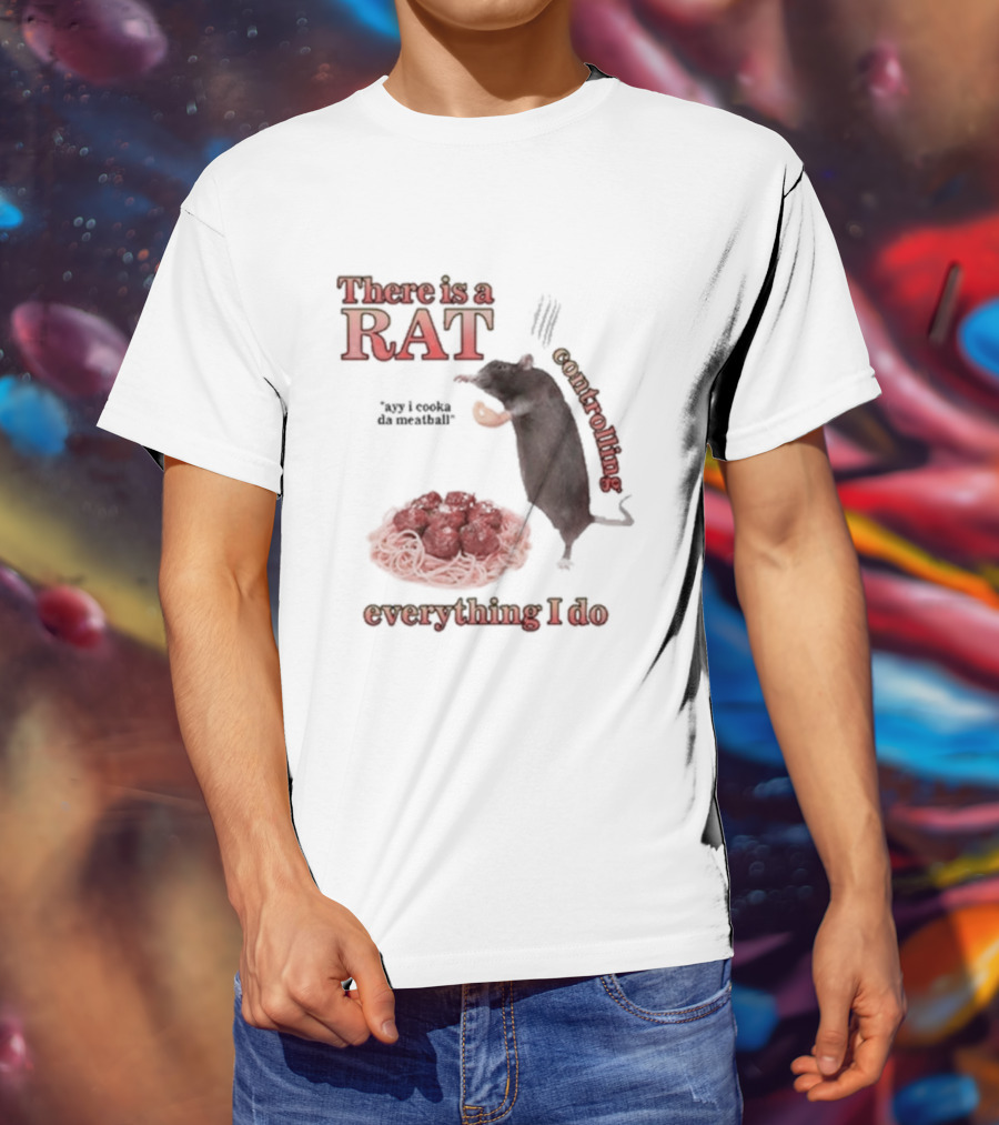 There Is A Rat Controlling Everything I Do Ayy I Cooka Da Meatball T-Shirt