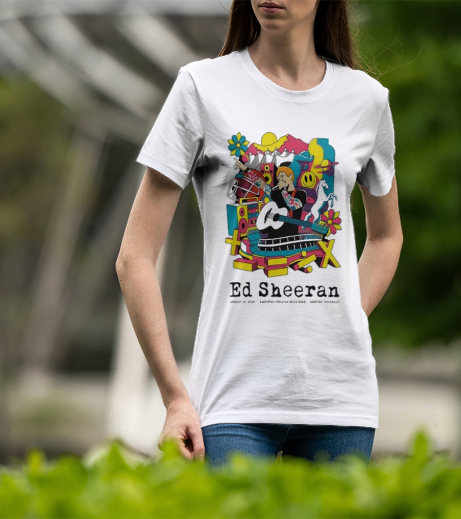 Ed Sheeran August 19 Empower Explore Inspire T-Shirt