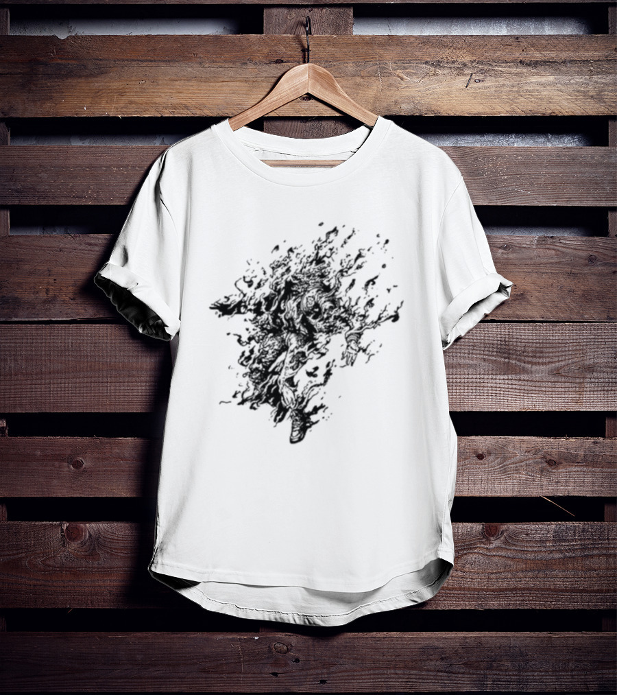 Exploding Fiery Abstract Jacket T-Shirt