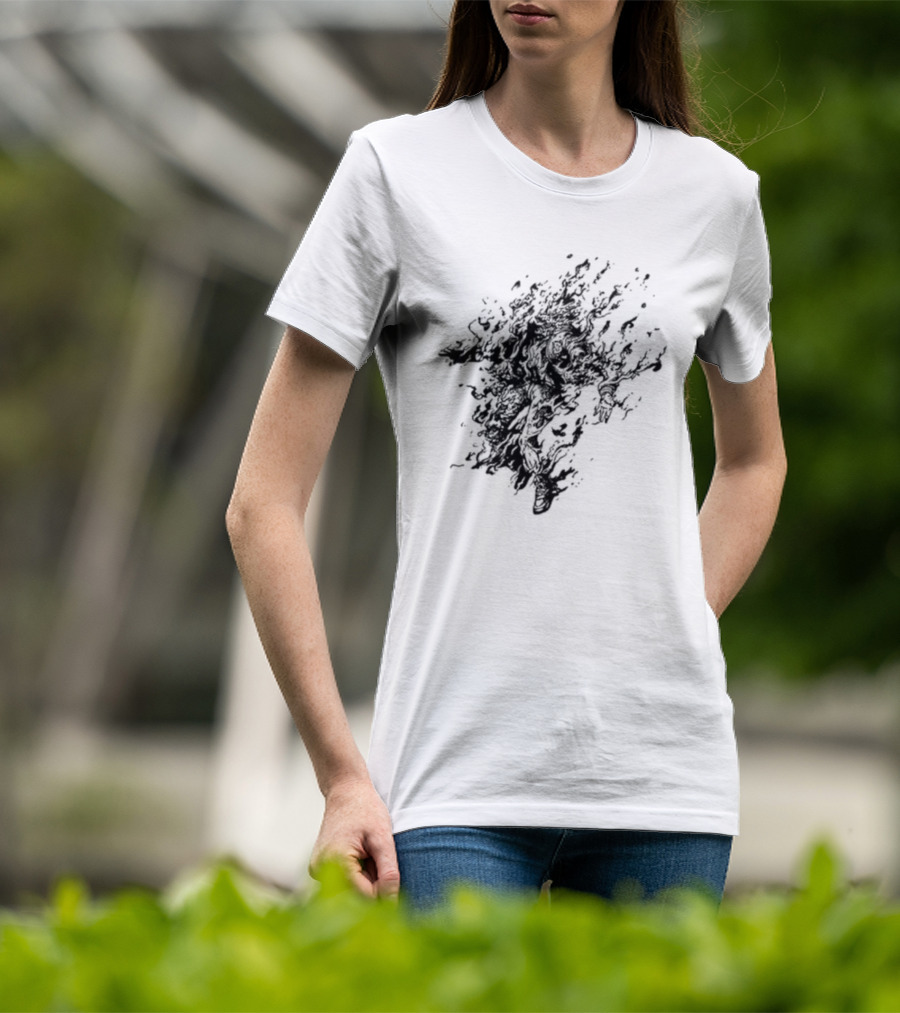 Exploding Fiery Abstract Jacket T-Shirt