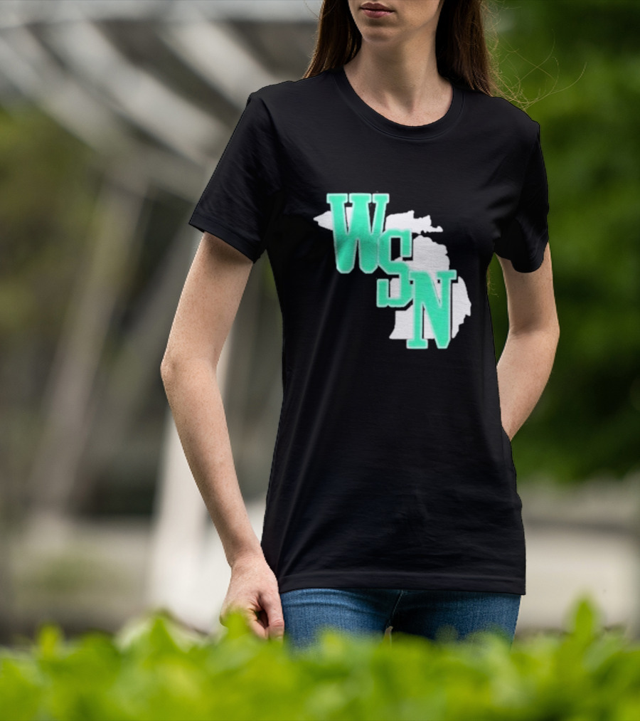 WSN Woodward Sports Michigan Text T-Shirt