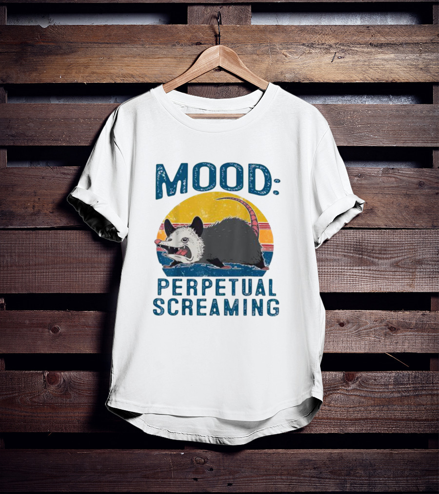 Mood Perpetual Screaming Opossum Vintage T-Shirt
